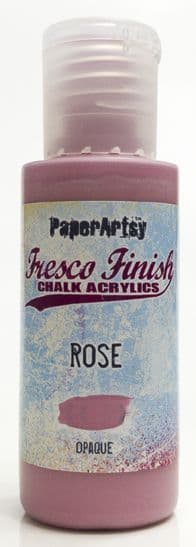 PaperArtsy - Fresco Finish Paint - Rose (Opaque)