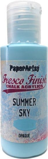 PaperArtsy - Fresco Finish Paint - Summer Sky (Opaque)