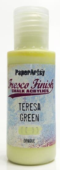 PaperArtsy - Fresco Finish Paint - Teresa Green (Opaque)