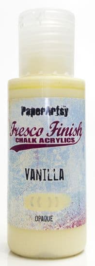 PaperArtsy - Fresco Finish Paint - Vanilla (Opaque)