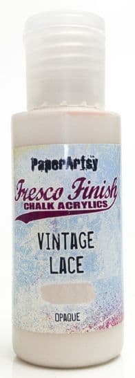 PaperArtsy - Fresco Finish Paint - Vintage Lace (Opaque)