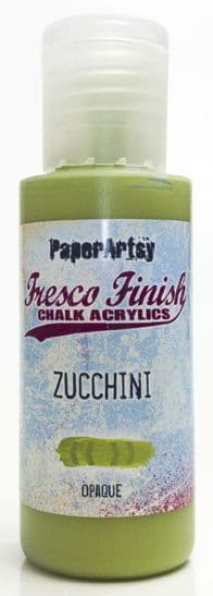 PaperArtsy - Fresco Finish Paint - Zucchini (Opaque)