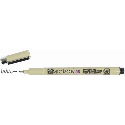 Pigma Micron - Black 08 - 0.5mm
