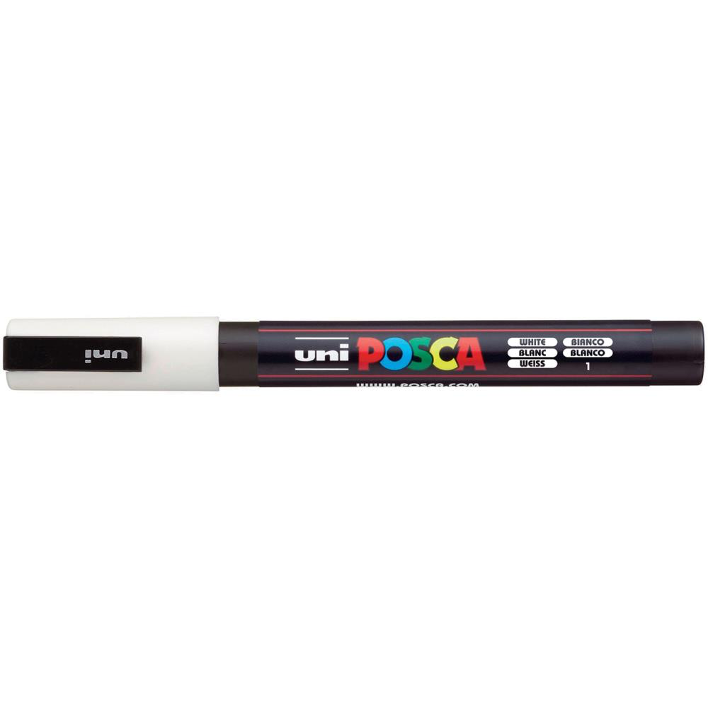 Posca Paint Pen - Medium Line Marker - White