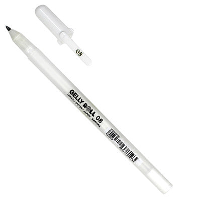 Sakura - Gelly Roll Classic Pen - White - 08 Medium