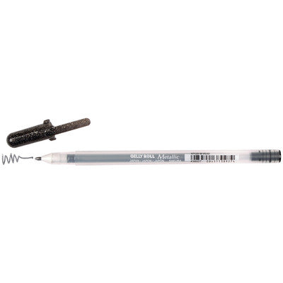 Sakura - Gelly Roll Metallic Pen - Black - Medium