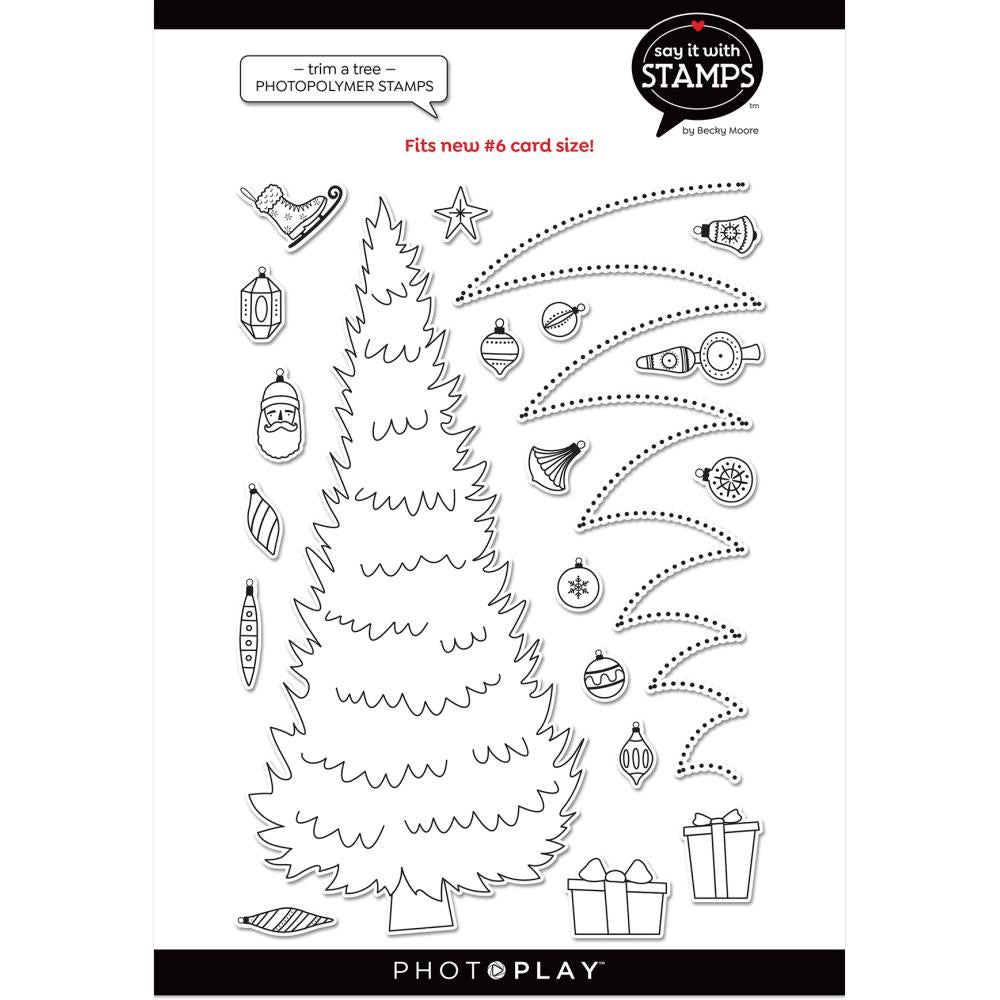 Say It With Stamps - Trim A Tree Stamp Set