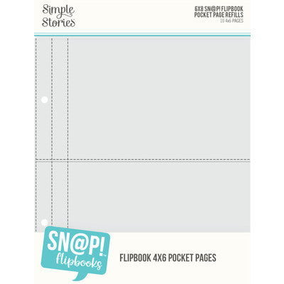 Simple Stories - Flipbook - 4X6 Refills