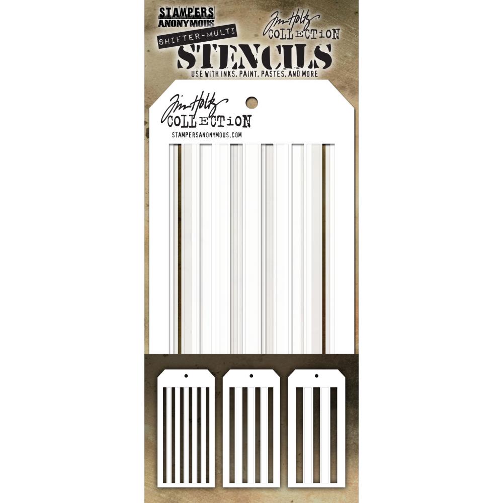 Tim Holtz - Shifter Stripes Stencil Set