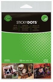 Sticky Dot Die-Cut Adhesive Sheets