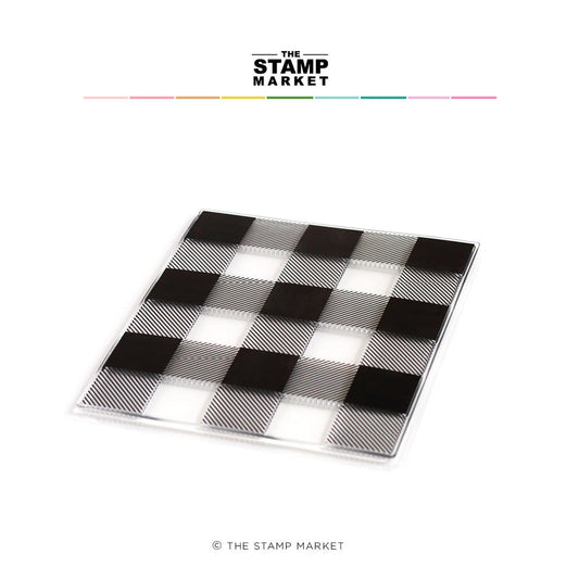 The Stamp Market - Good Ole Gingham Background Stamp