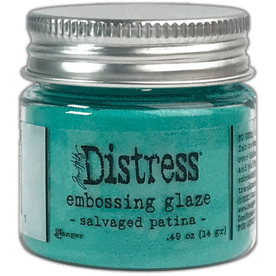 Tim Holtz - Distress Embossing Glaze - Salvaged Patina