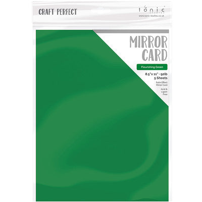 Tonic - Craft Perfect Mirror Card - Flourishing Green