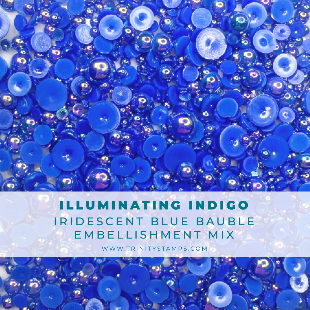 Trinity Stamps - Illuminating Indigo Bauble Embellishment Mix