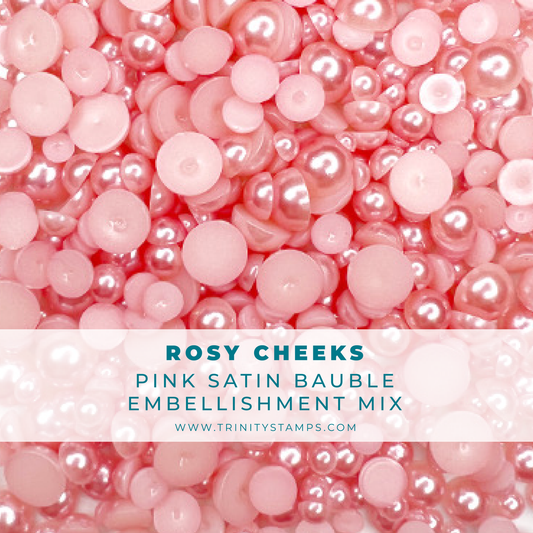 Trinity Stamps - Rosy Cheeks Bauble Embellishment Mix