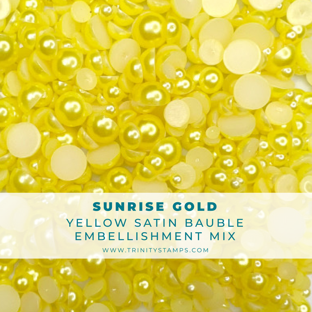 Trinity Stamps - Sunrise Gold Bauble Embellishment Mix