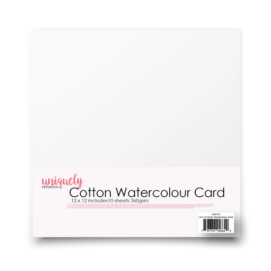 Uniquely Creative - Cotton Watercolour Cardstock - 12x12