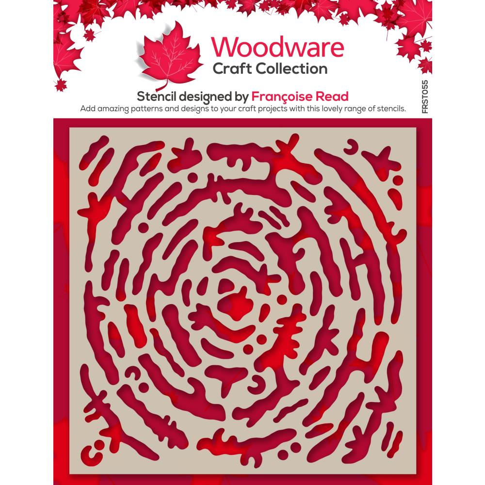 Woodware - Coral Branches Stencil