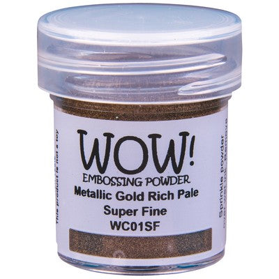 WOW! - Embossing Powder - Metallic Gold Rich Pale Superfine