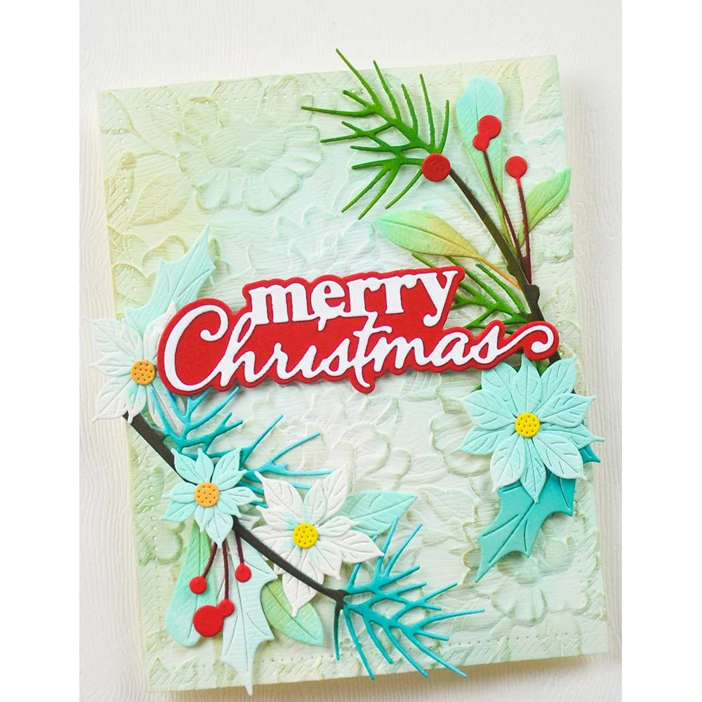 Memory Box - Forest Holly Sprig Die Set