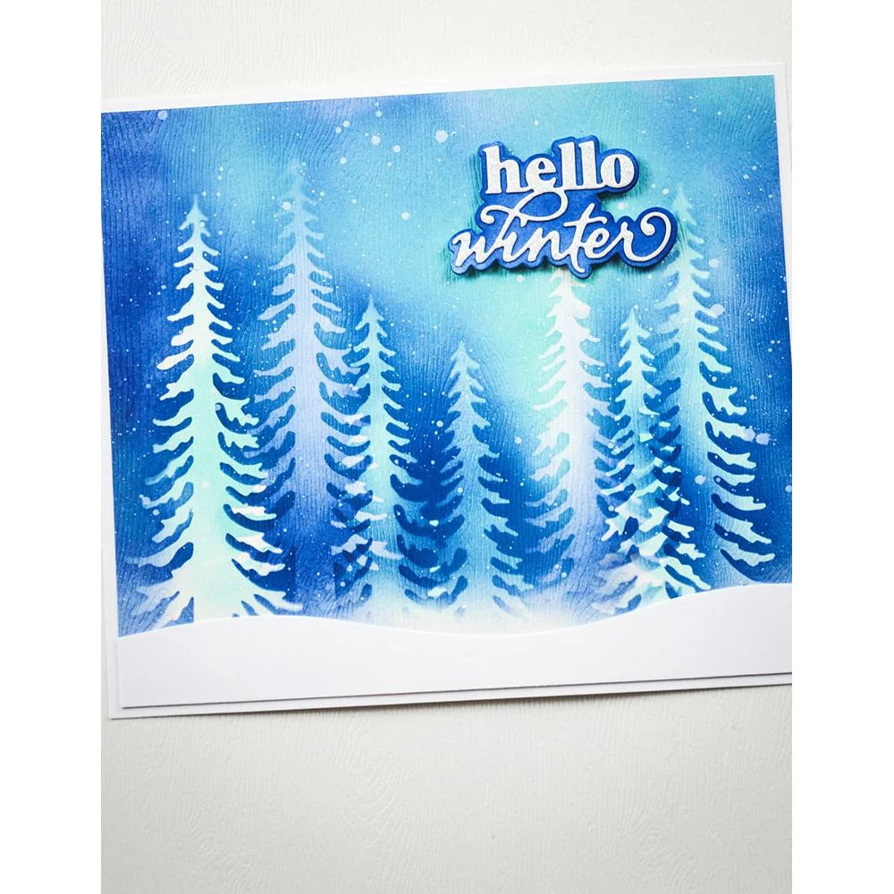 Memory Box - Tall Evergreen Trees Die Set