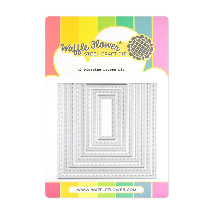 Waffle Flower - A2 Piercing Layers Die Set