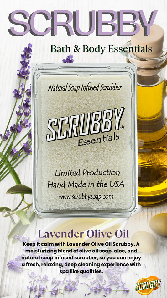 Scrubby Soap - Bath and Body - Olive Oil & Lavender