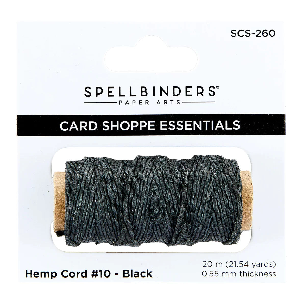 Spellbinders - Sealed - Black Hemp Cord