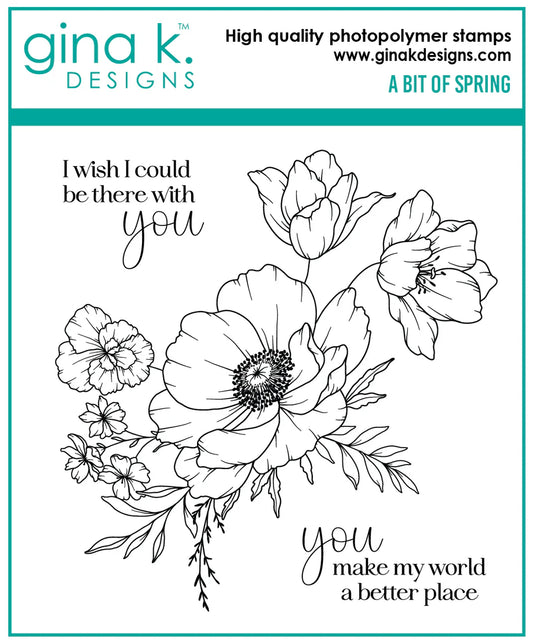 Gina K - A Bit of Spring Stamp & Die Bundle