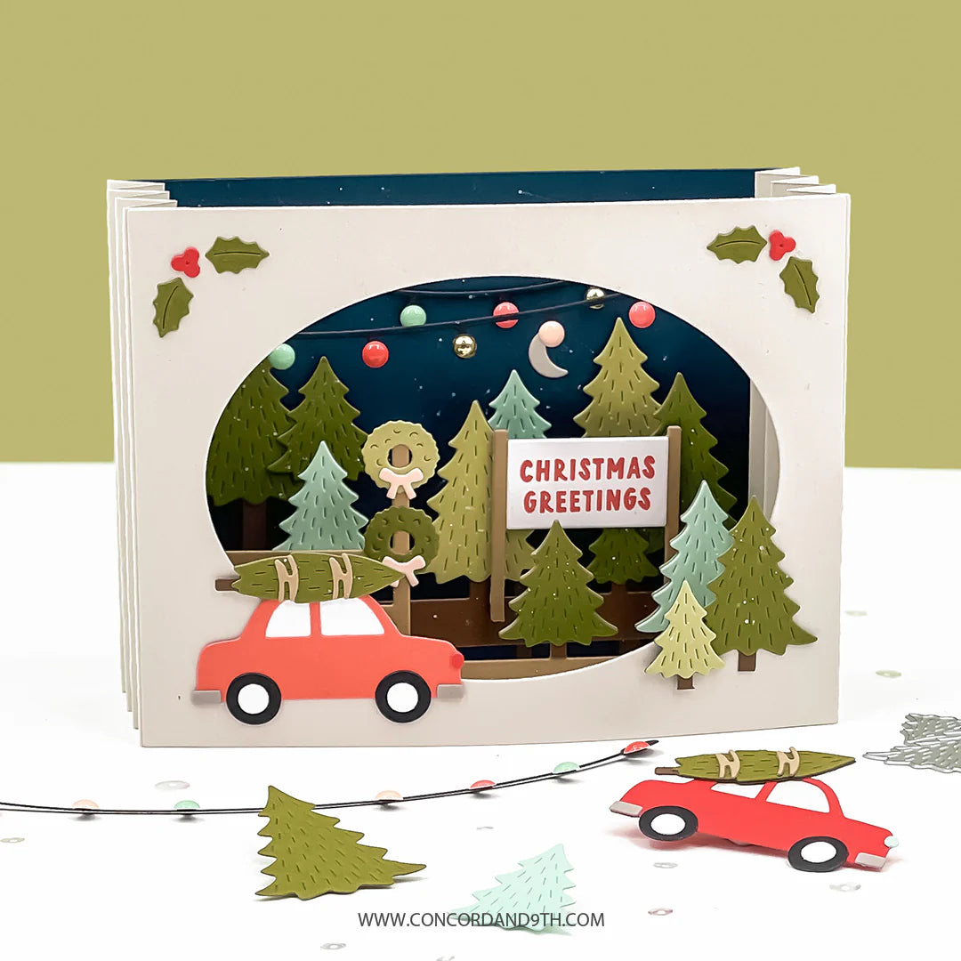 Concord & 9th - Accordion Tree Farm Stamp & Die Bundle