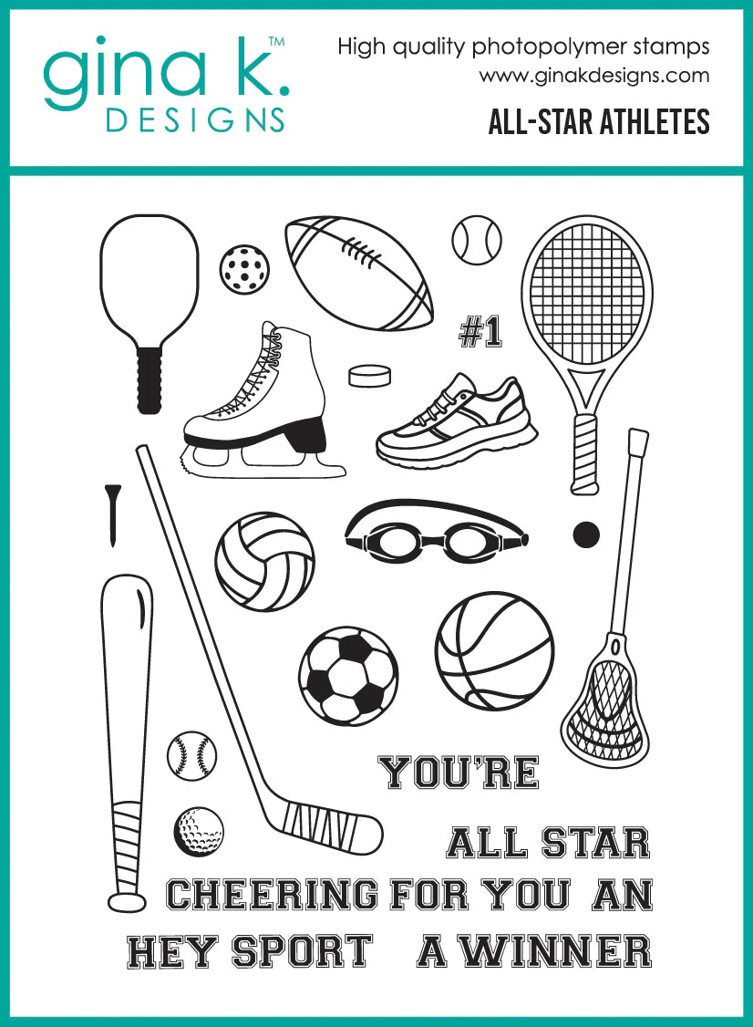 Gina K. - All-Star Athletes Stamp & Die Bundle