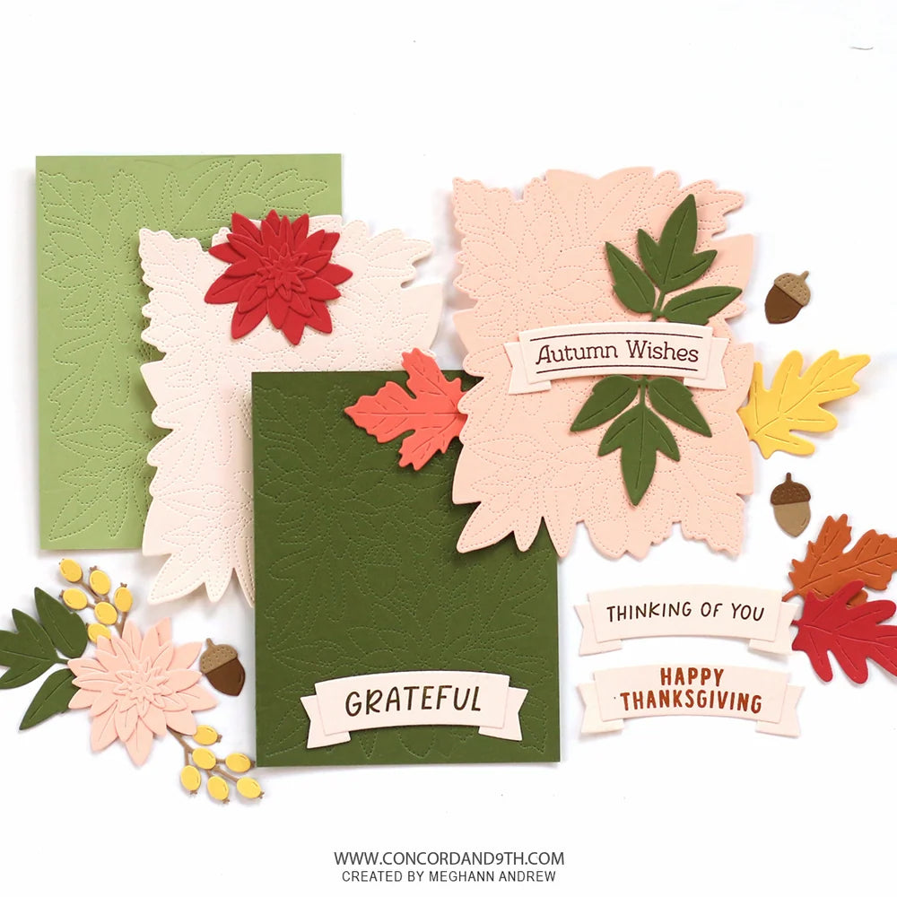 Concord & 9th - Autumn Splendour Stamp & Die Bundle