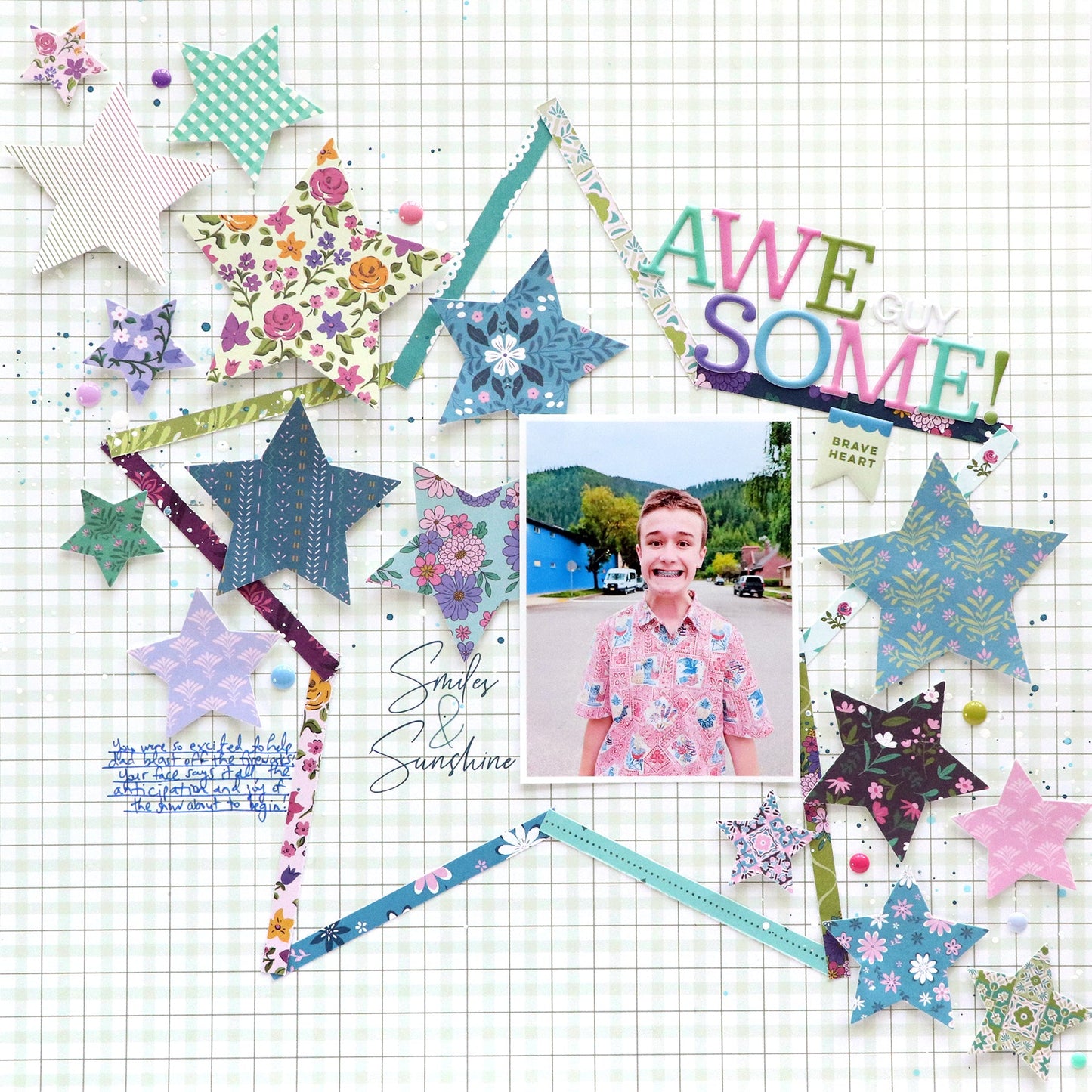 Pinkfresh - Lovely Lane - Hearts & Stars Ephemera