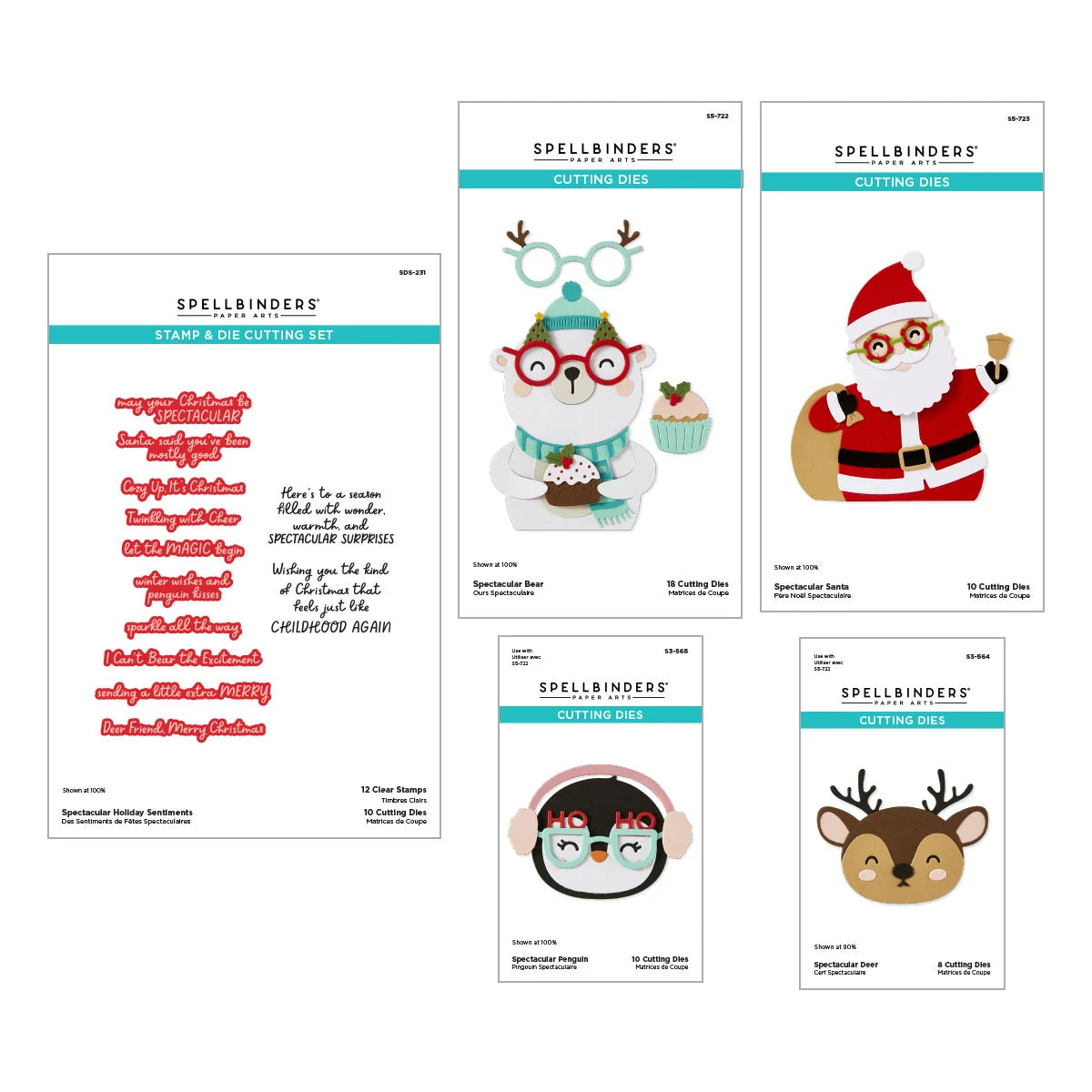Spellbinders - Spectacular Christmas - I Want It All Bundle