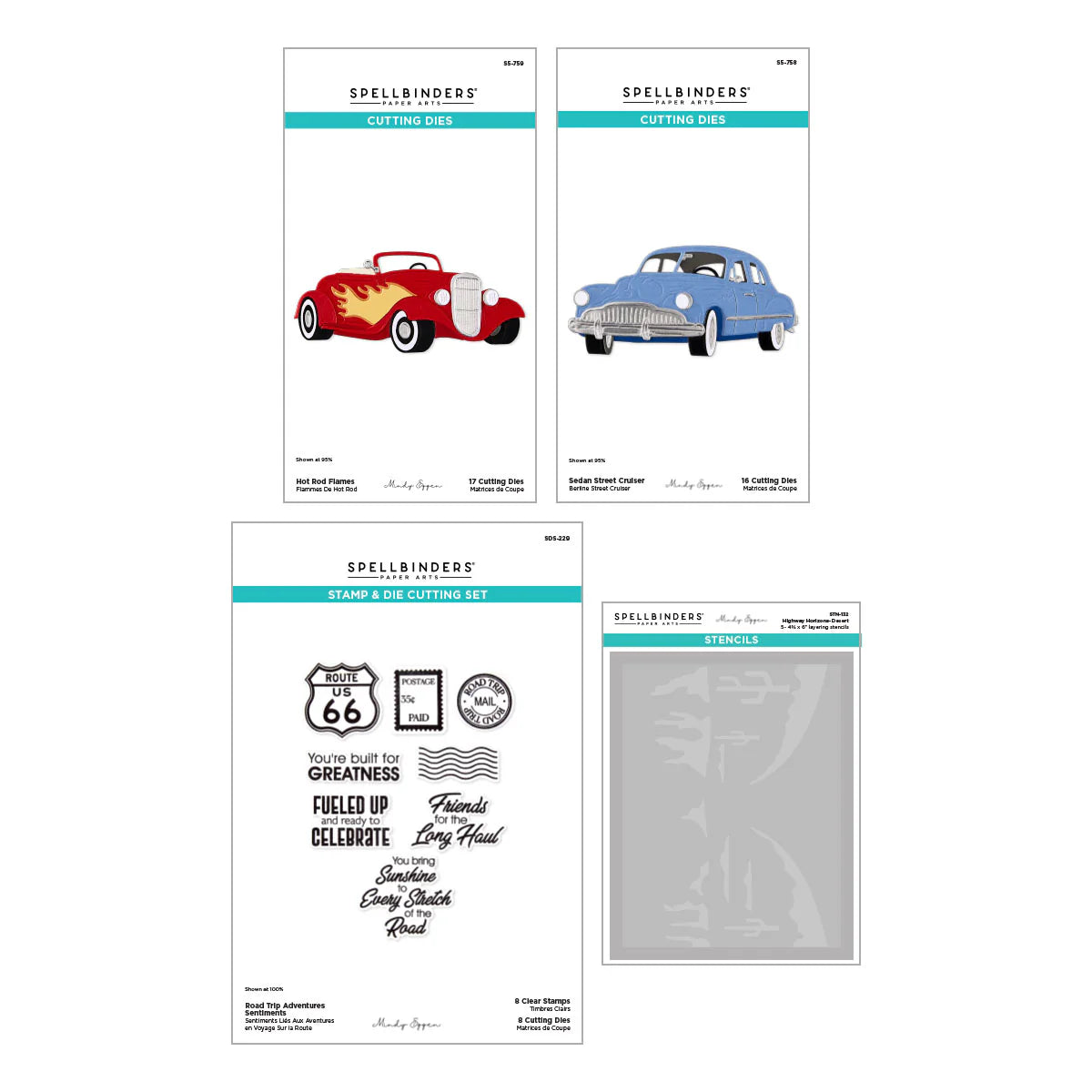 Spellbinders - Classic Road Legends 2.0 I Want It All Bundle