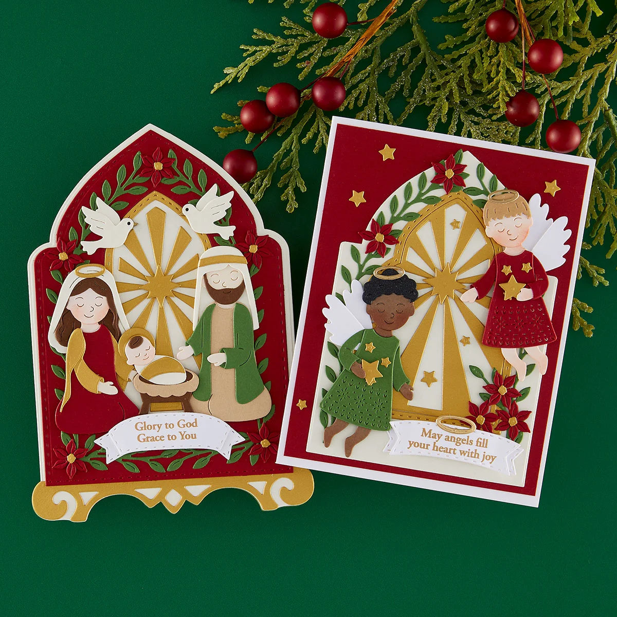 Spellbinders - Nativity Blessings Die Set