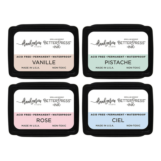 Spellbinders - BetterPress Ink - Blushing Macarons by Frank Garcia