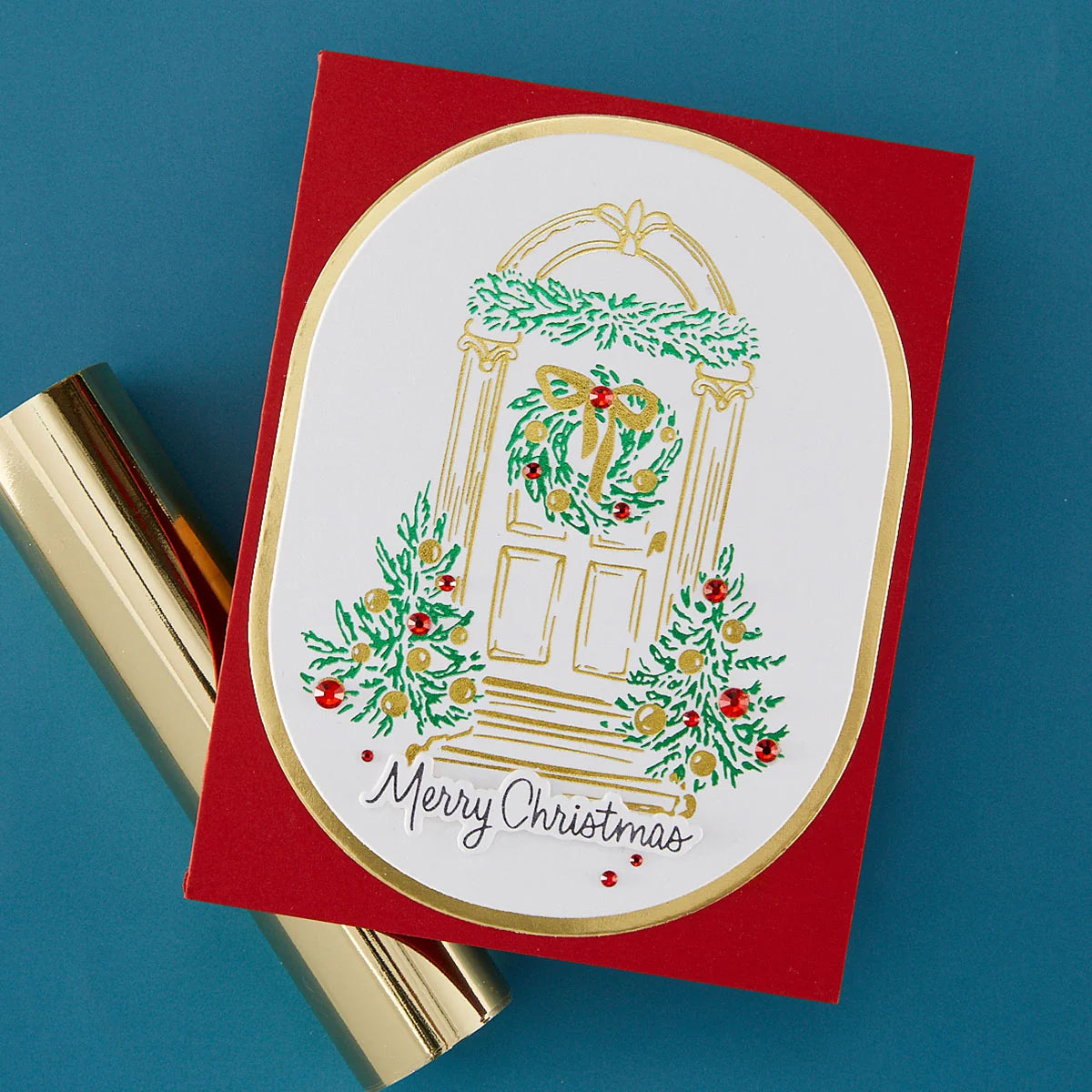 Spellbinders - Festive Evergreens Registration Press + Foil Plate & Die Bundle
