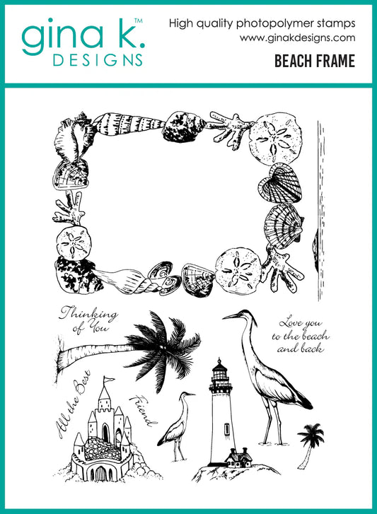 Gina K. - Beach Frame Stamp & Die Bundle