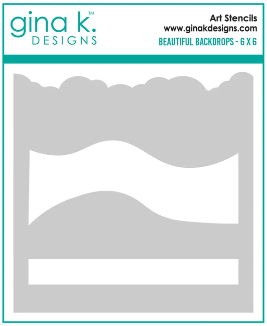Gina K. - Beautiful Backdrops Stencil