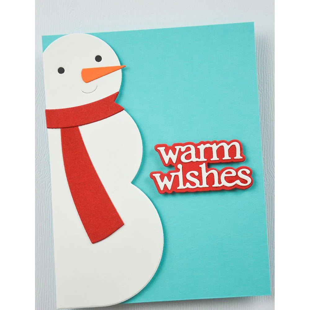 Birch Press Design - Block Print Edge Snowman Die Set