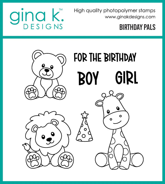 Gina K. - Birthday Pals Stamp Set