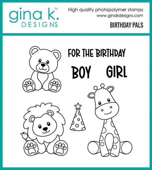 Gina K. - Birthday Pals Stamp Set