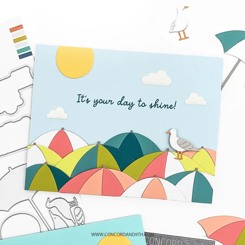 Concord & 9th - Beach Day Stamp & Die Bundle