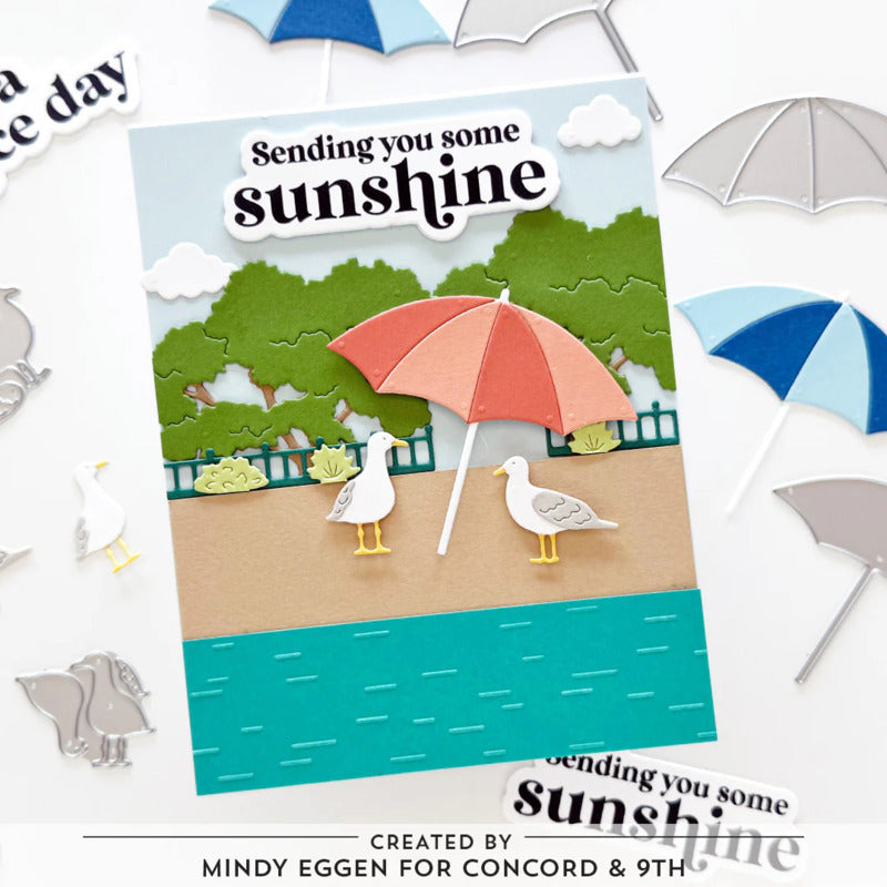 Concord & 9th - Beach Day Stamp & Die Bundle