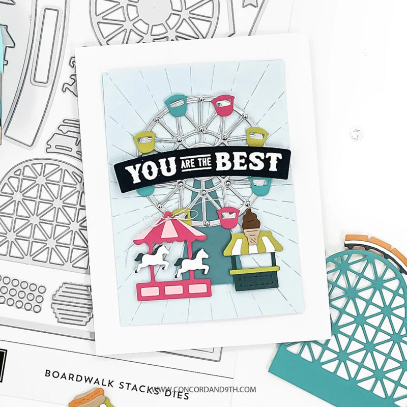 Concord & 9th - Boardwalk Stacks Stamp & Die Bundle