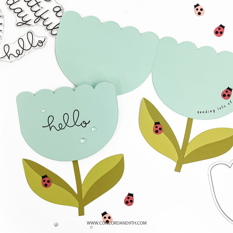 Concord & 9th - Scalloped Petals Stamp & Die Bundle