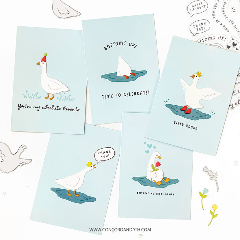 Concord & 9th - Silly Goose Stamp & Die Bundle