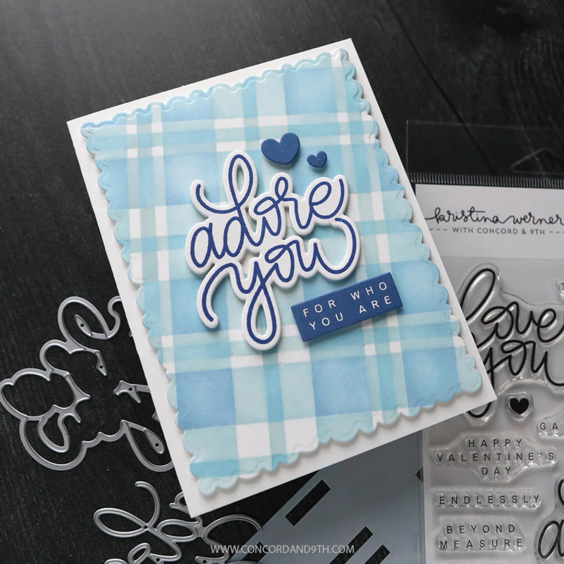 Concord & 9th - Plaid Perfection Stencil Pack by Kristina Werner