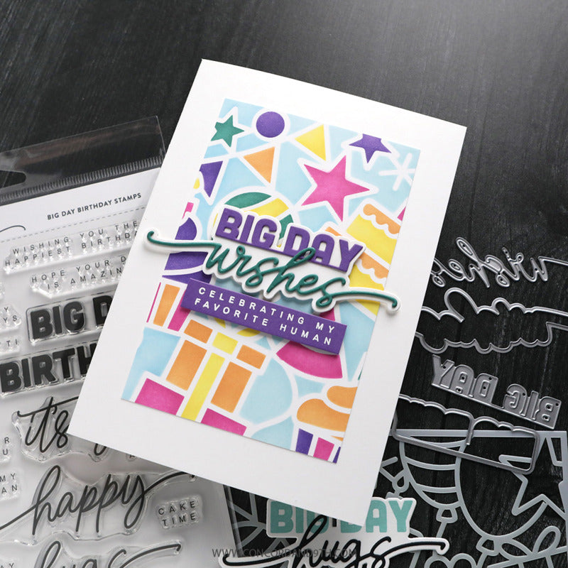 Concord & 9th - Big Day Birthday Stencil Set by Kristina Werner